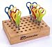 Armada Art 03001 Solid Oak Scissor Rack - Holds 48 Pairs of Children's Scissors