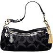 NEW AUTHENTIC COACH MADISON OP ART SMALL HOBO 12950 (Black)