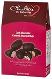 Chocolates on Broadway Dark Chocolate Covered Assorted Nuts, 5-Ounce Boxes (Pack of 4)