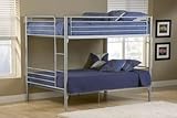 Universal Youth Full over Full Bunk Bed by Hillsdale - Silver (1178FBB)