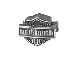 Zable(tm) Sterling Silver Motorcycle Emblem Bead / Charm