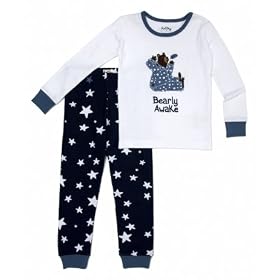 Hatley Boys 2-7 Bearly Awake Pajamas