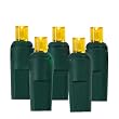 Set of 50 Commercial Grade Yellow LED Wide Angle Christmas Lights - Green Wire