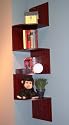 Corner Spacesaver Bookcase - Cherry