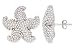 Sterling Silver Starfish Earrings