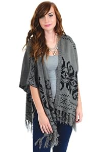 Cecieco Collection Open Cardigan in Grey