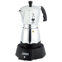 Bialetti Easy Caffetiera 6 elektrischer Espressokocher f�r 6 Tassen /Alu, 1893C