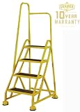 Stop Step 3 Step Ladder with Left Handrail