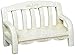 Darice Q78150593 Mini Bench Resin, 4x3, Ivory