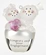 Club Pack of 24 Engagement Congrats Jingle Buddies Christmas Ornaments #24849