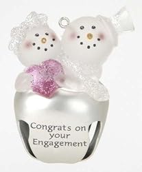 Club Pack of 24 Engagement Congrats Jingle Buddies Christmas Ornaments #24849