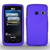 Premium Purple Rubberized Snap-On Cover Hard Case Cell Phone Protector for  ....