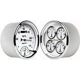 Auto Meter 1203 Old Tyme White II 5 Tachometer Speedometer Combo Kit Box by Auto Meter