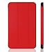 Tab 3 8.0 Case, JETech® Gold Slim-Fit Smart Case Cover for Samsung Galaxy Tab 3 8.0 (8 Inch) Tablet PC with Auto Sleep/Wake Feature (Red)