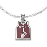 #1 Bosh Jersey Enamel Pendant - NBA Miami Heat - Unisex
