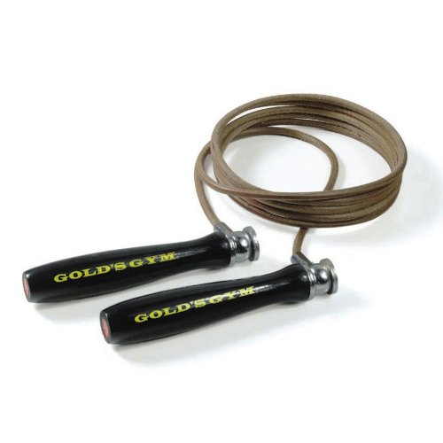 Golds Gym Pro Leather Skipping Rope