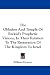 The Oblation And Temple Of Ezekiel's Prophetic Visions, In Their Relation To The Restoration Of The Kingdom To Israel