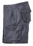 Linen Cargo Shorts, 38