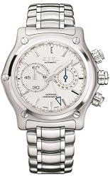 Ebel Men's 9240L70/6360 1911 BTR Silver GMT Dial Watch