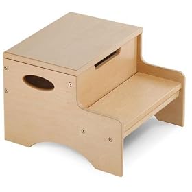 Step 'N Store Step Stool - Natural by Kid Kraft