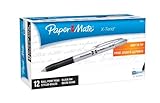 Paper Mate X-Tend Retractable Medium Tip Ballpoint Pens, 12 Black Ink Pens (26500NW)