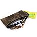 Green Guru Recycled Zip Pouch Black Tire Tube Coin Wallet Bike Trucker Gift Smal