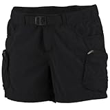 Columbia Sportswear Women's Cross On Over Cargo Short (Medium, Black)