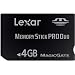 Lexar Platinum II 4 GB Memory Stick Pro Duo Flash Memory Card LMSPD4GBBSBNA