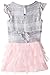 Youngland Baby Girls' Striped Knit To Layered Crinoline Fashion Dress