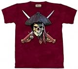 Cross Sword T-Shirt 100% Cotton Short Sleeve Pirate Shirt for KIDS TEENS & ADULTS (Kids Small)