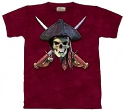 The Mountain Ghost Pirate Cross Sword T-shirt