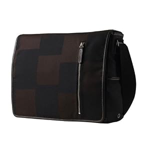 Acme Made Courier Gradual Squares 15.4-Inch Laptop Bag (Brown/Black)