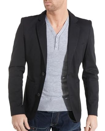 Sixth June Veste costume noire homme tendance et fashion Couleur