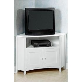 Corner Tv vcr Hawthorne Media Center, 30Hx43.5W, WHITE by Home Decorators Collection