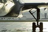 Wallmonkeys Peel and Stick Wall Graphic – Aircraft Landing Gear Detail – 18″W x 12″H