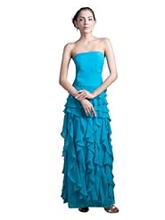 A-line Ankle Length Sheath Chiffon Wrap   Dress With Ruffles