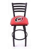 Carolina Hurricanes Single-Ring Swivel Bar Stool w/ Back