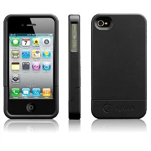 splash CRUISER Slim-Fit PolyCarbonate Slider Case for iPhone 4 4G (BLACK)
