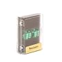 Translucent Precision 16mm Pair of Backgammon Dice, Green with White