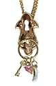 Disney Couture Kidada Cinderella Lock & Key Charms Necklace