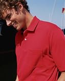 Outer Banks Adult 5.3 oz. 60/40 Jersey Polo w/Pocket