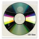Self-Adhesive CD/Diskette Pockets, 10/Box