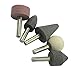 5pc Mounted Point Grinding Stone Set Polishing Drill Bits Grinder 1/4 Inch Shank