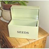 Review Garden Trading  / Metal GARDEN SEED Box in Apple Green