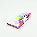iPhone 6 Case,JanCalm [Kickstand] Pattern Premium PU Leather Wallet [Card Slots Cash Compartment] Flip Cover for Apple iPhone 6/6SIncluding - ONE Crystal Pen (Rainbow Flower)
