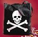 Huge Skull and Crossbones Pirate Trick or Treat Bag for Halloween