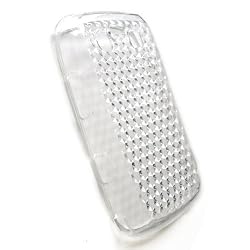 RIM BlackBerry Bold 9700 9780 / BlackBerry Onyx 9020 (AT&T and T-Mobile) Crystal Silicone Skin Case Transparent Clear Diamonds