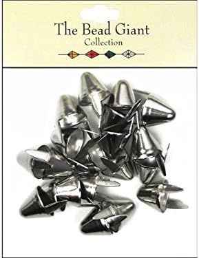 The Bead Giant Coll Nailhead Spike Large 20pc Silver