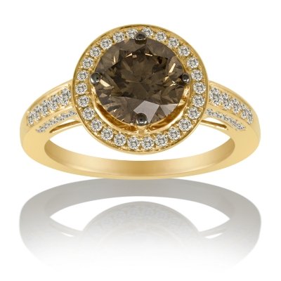 2.68 ct. t.w. Chocolate Diamond Solitaire Ring 