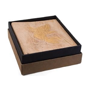 Handmade Gold Koi Carp Photo Album With Gift Box, 30 x White 5X7 Slipin pages (20cm x 18cm)